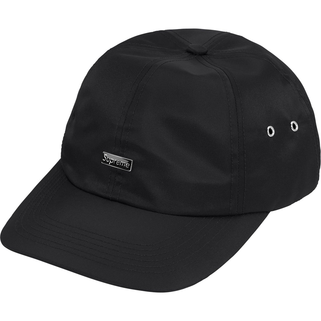 Details on Enamel Small Box 6-Panel Black from fall winter
                                                    2024 (Price is $54)