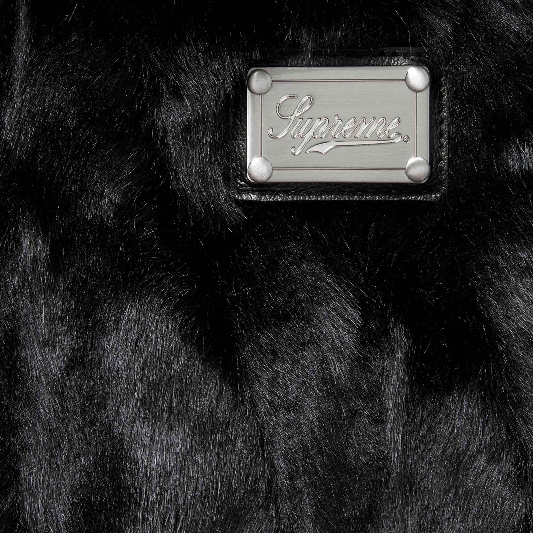 Details on Faux Fur Hooded Jacket Black from fall winter
                                                    2024 (Price is $398)