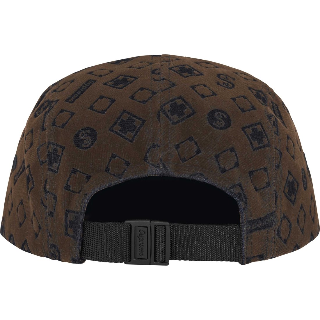 Details on Flocked Denim Camp Cap Black from fall winter
                                                    2024 (Price is $54)