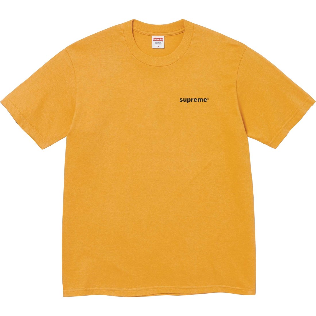 Details on Fuck Money Tee Mustard from fall winter
                                                    2024 (Price is $40)