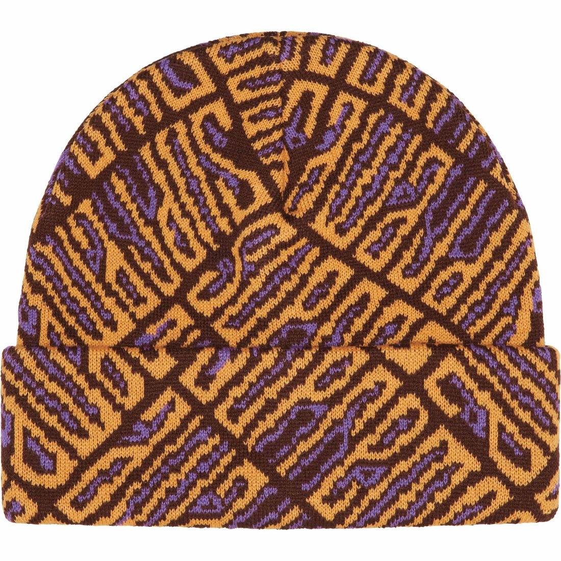 Details on Funk Spellout Beanie Orange from fall winter
                                                    2024 (Price is $40)