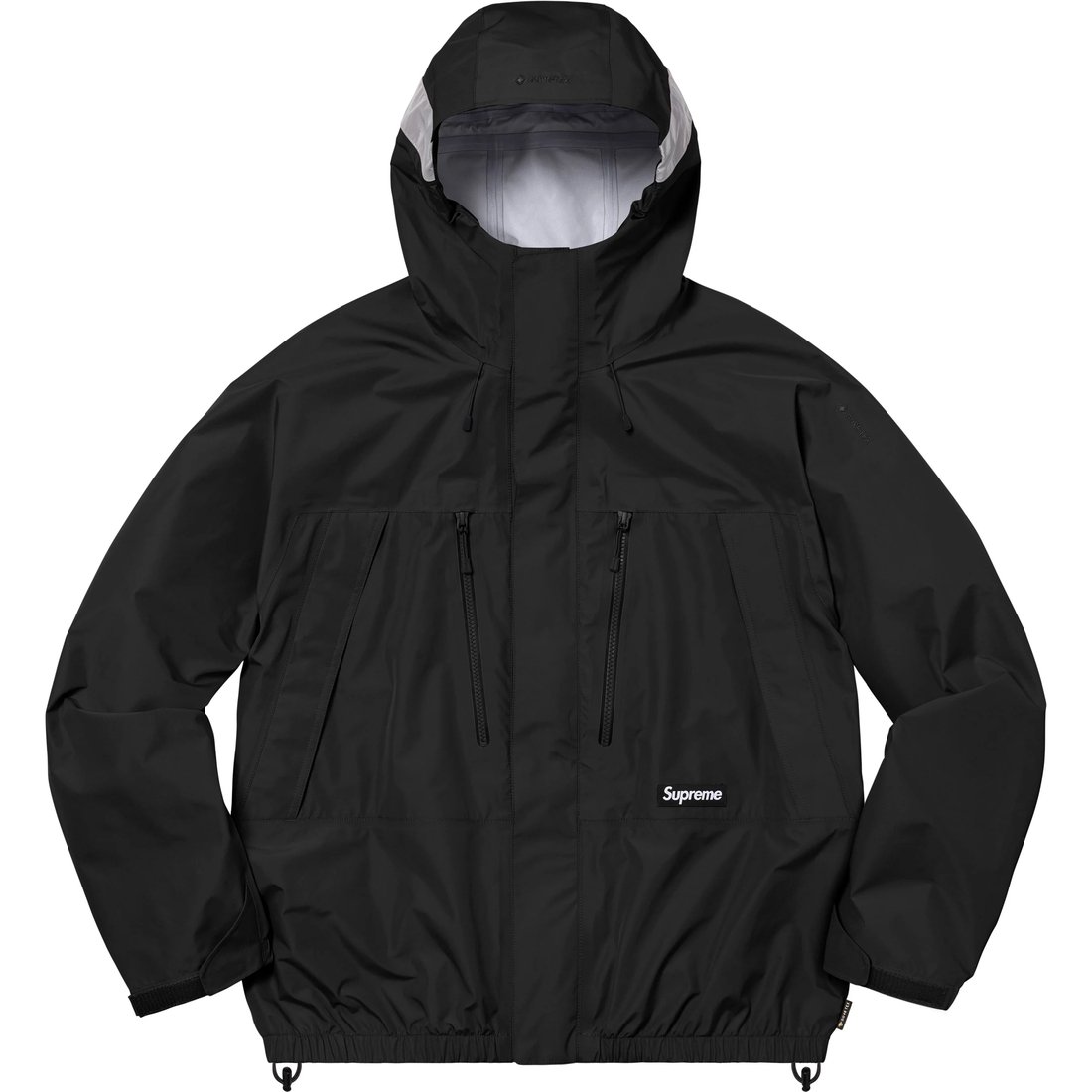 Details on GORE-TEX Taped Seam Shell Jacket Black from fall winter
                                                    2024 (Price is $398)