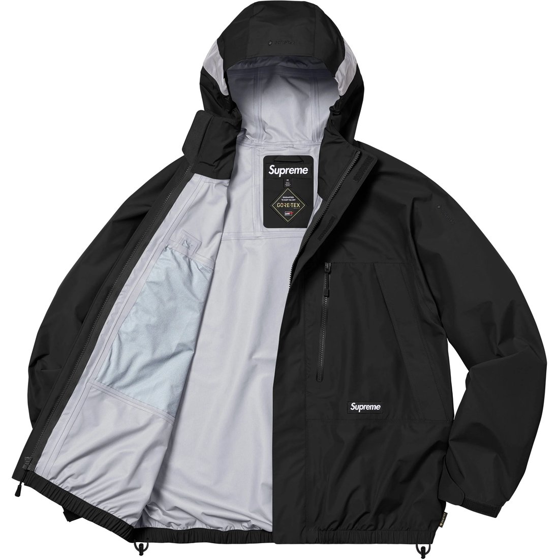 Details on GORE-TEX Taped Seam Shell Jacket Black from fall winter
                                                    2024 (Price is $398)