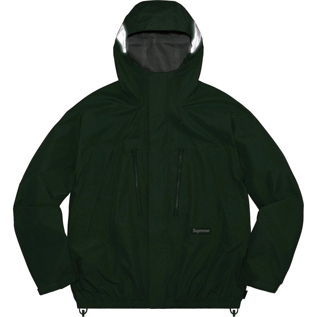 Details on GORE-TEX Taped Seam Shell Jacket Green from fall winter
                                                    2024 (Price is $398)