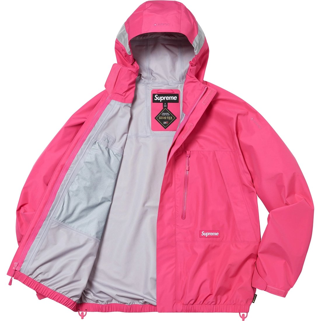 Details on GORE-TEX Taped Seam Shell Jacket Pink from fall winter
                                                    2024 (Price is $398)