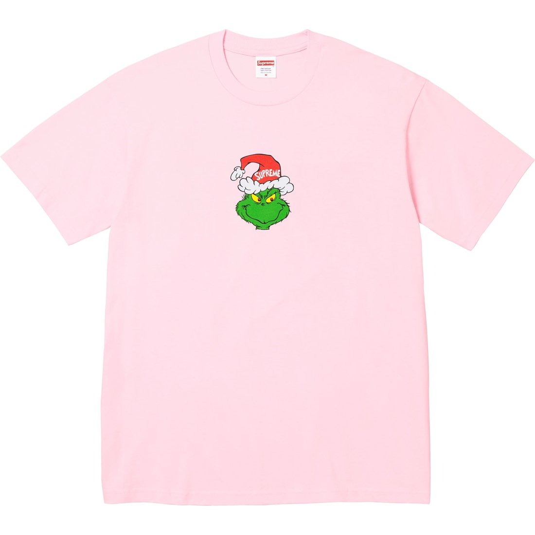 Details on Grinch Tee Light Pink from fall winter
                                                    2024 (Price is $48)