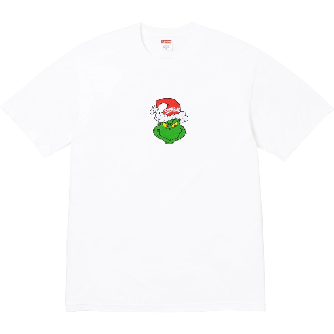 Details on Grinch Tee White from fall winter
                                                    2024 (Price is $48)