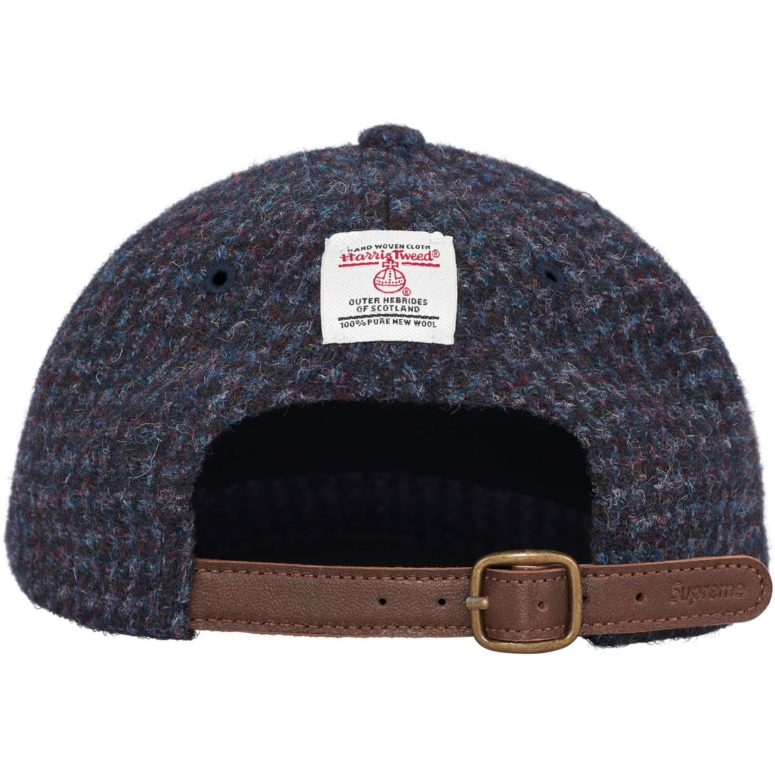 Details on Harris Tweed 6-Panel Dark Blue from fall winter
                                                    2024 (Price is $58)