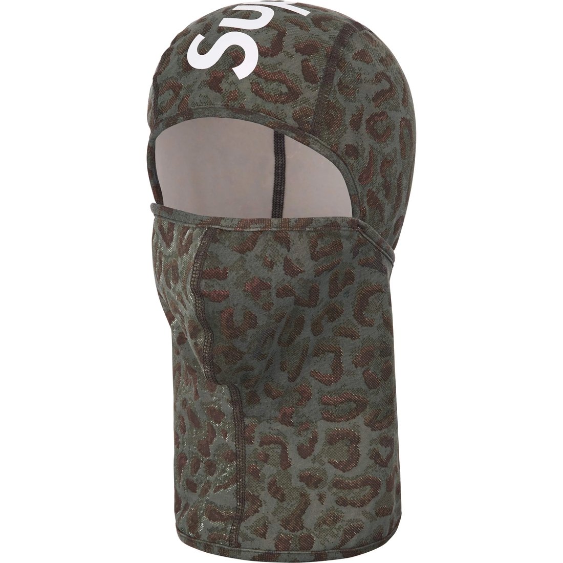 Details on Heat Reactive Balaclava Leopard from fall winter
                                                    2024 (Price is $32)