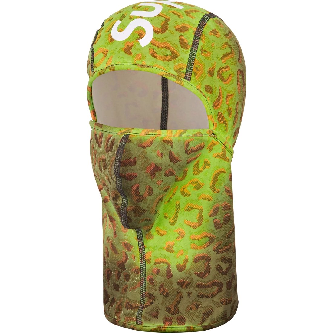 Details on Heat Reactive Balaclava Leopard from fall winter
                                                    2024 (Price is $32)