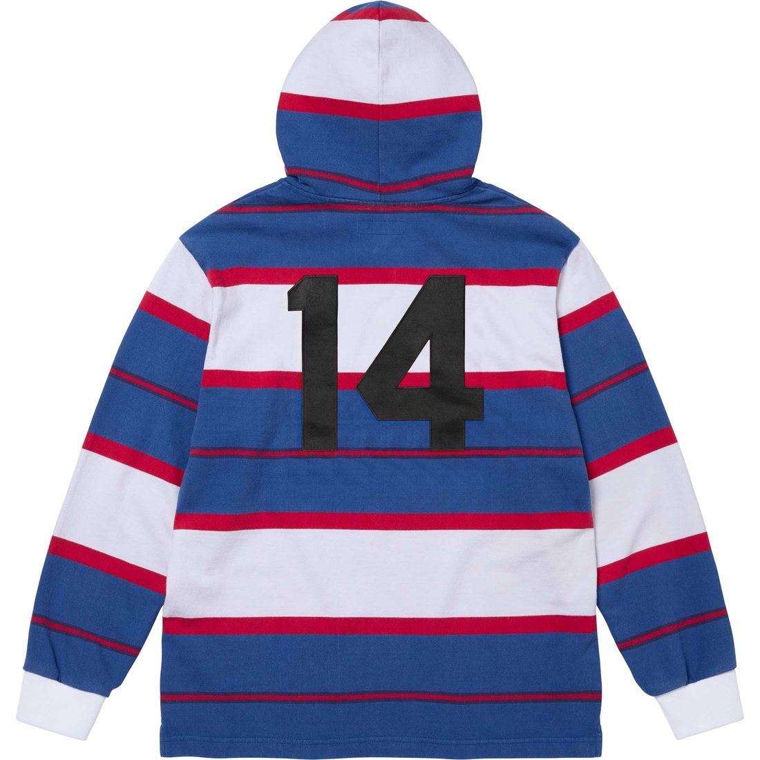 Details on Hooded Rugby Royal from fall winter
                                                    2024 (Price is $148)