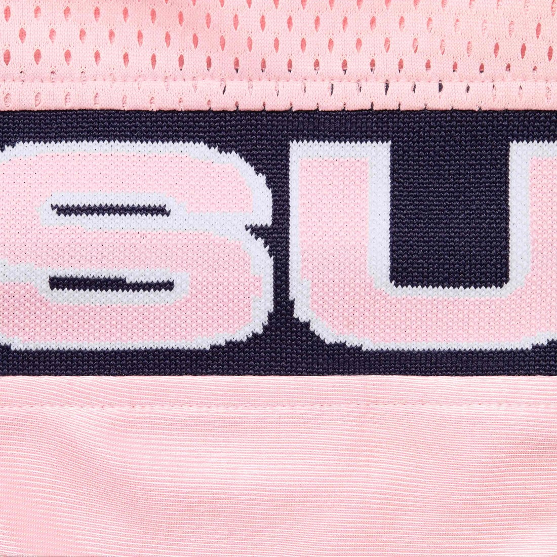 Details on Jacquard Rib Football Jersey Pink from fall winter
                                                    2024 (Price is $118)