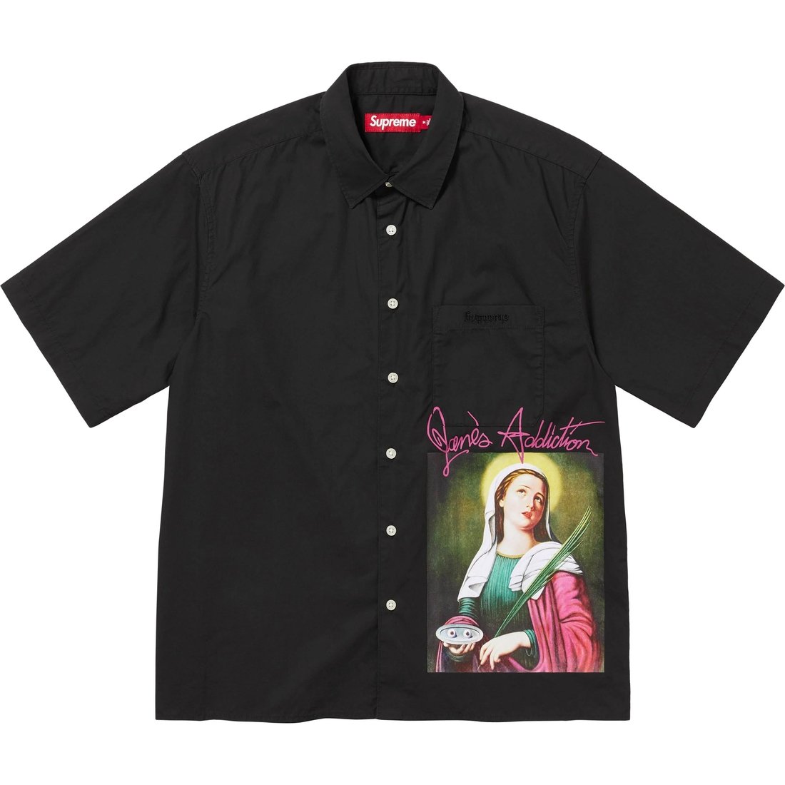 Details on Jane's Addiction S S Shirt Black from fall winter
                                                    2024 (Price is $148)