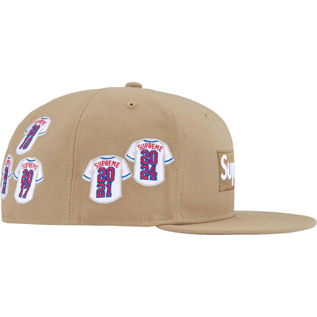 Details on Jerseys Box Logo New Era Khaki from fall winter
                                                    2024 (Price is $54)