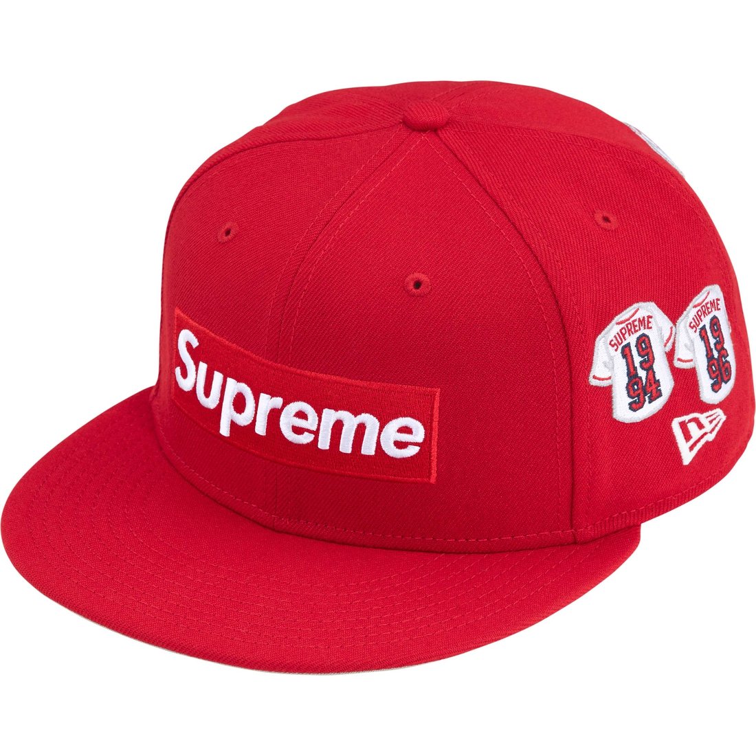 Details on Jerseys Box Logo New Era Red from fall winter
                                                    2024 (Price is $54)