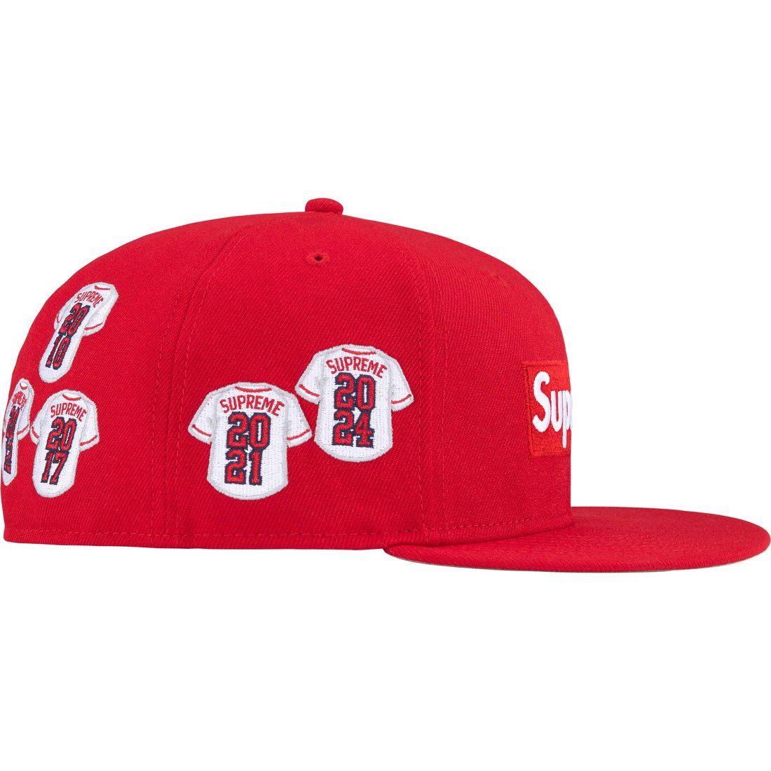 Details on Jerseys Box Logo New Era Red from fall winter
                                                    2024 (Price is $54)