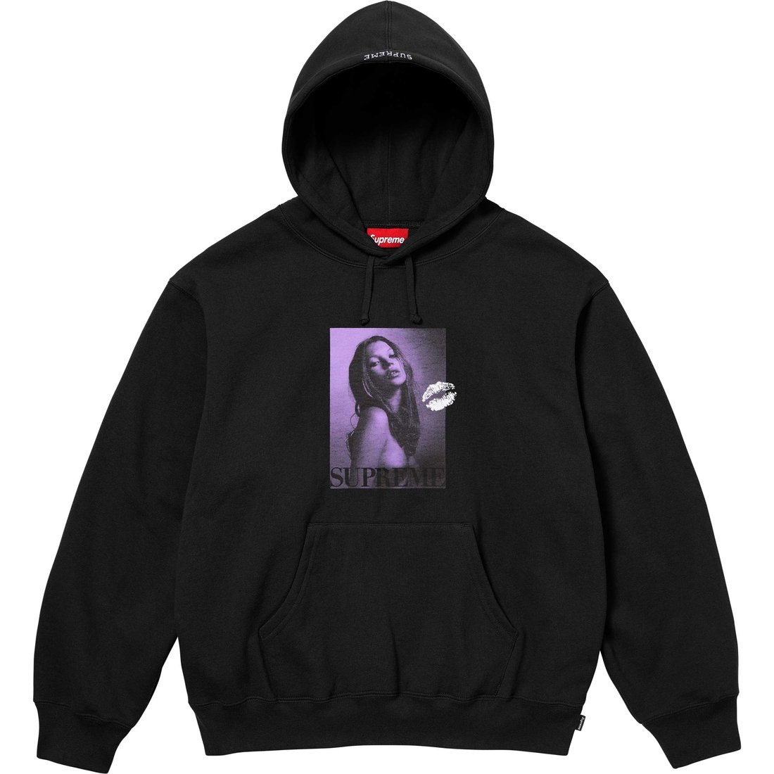 Details on Kate Moss Hooded Sweatshirt Black from fall winter
                                                    2024 (Price is $178)