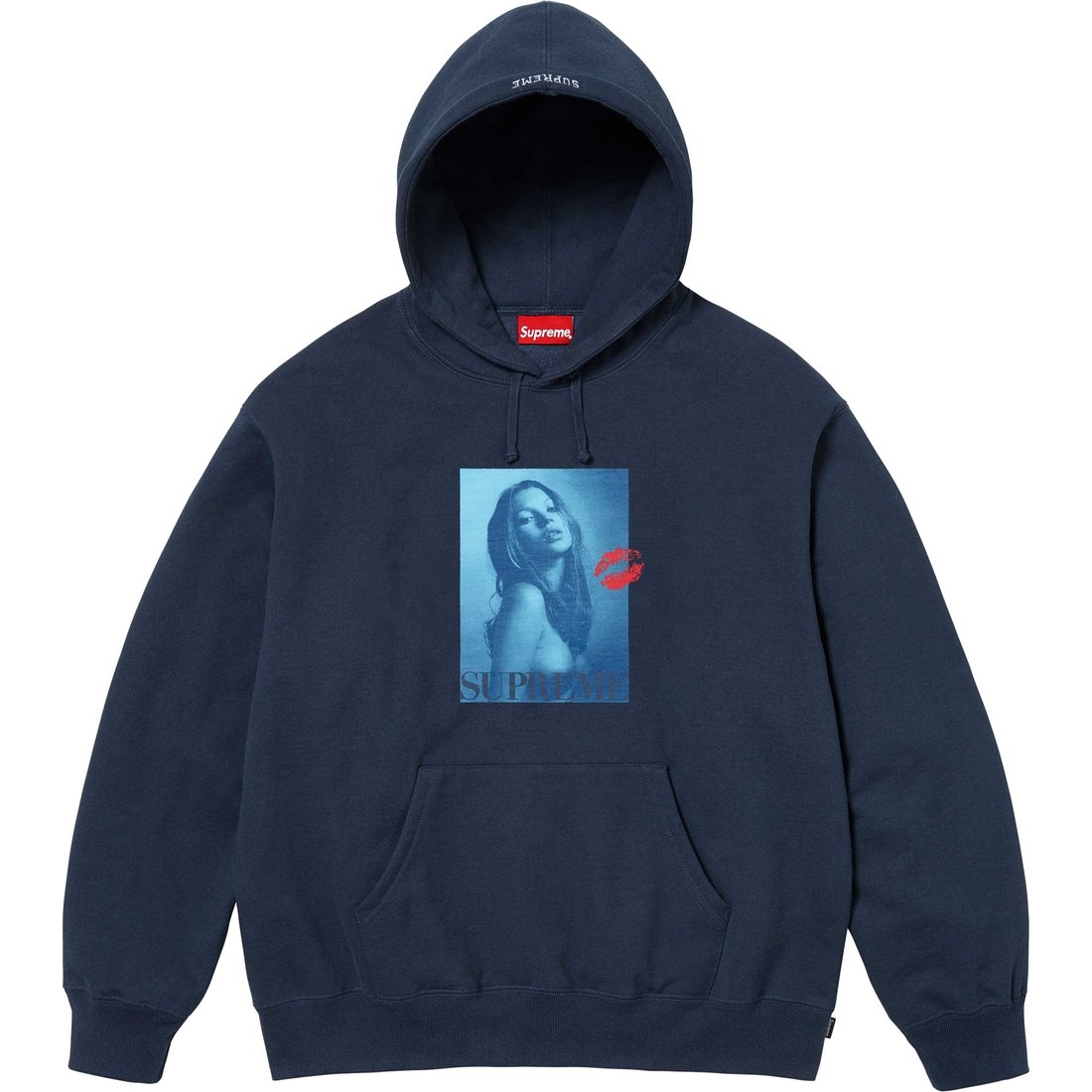 Details on Kate Moss Hooded Sweatshirt Navy from fall winter
                                                    2024 (Price is $178)