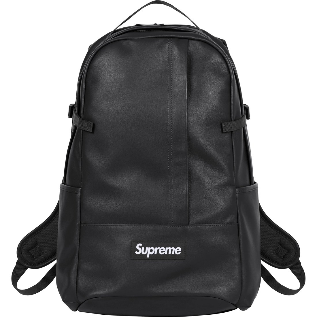 Details on Leather Backpack Black from fall winter
                                                    2024 (Price is $298)