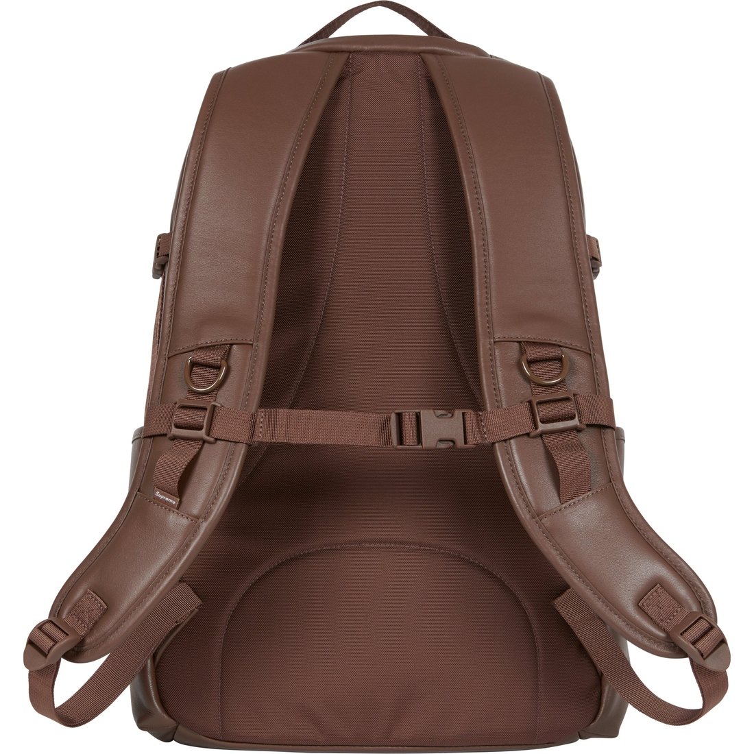 Details on Leather Backpack Brown from fall winter
                                                    2024 (Price is $298)