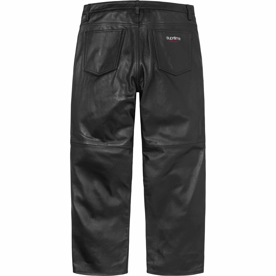 Details on Leather Baggy 5-Pocket Jean Black from fall winter
                                                    2024 (Price is $498)