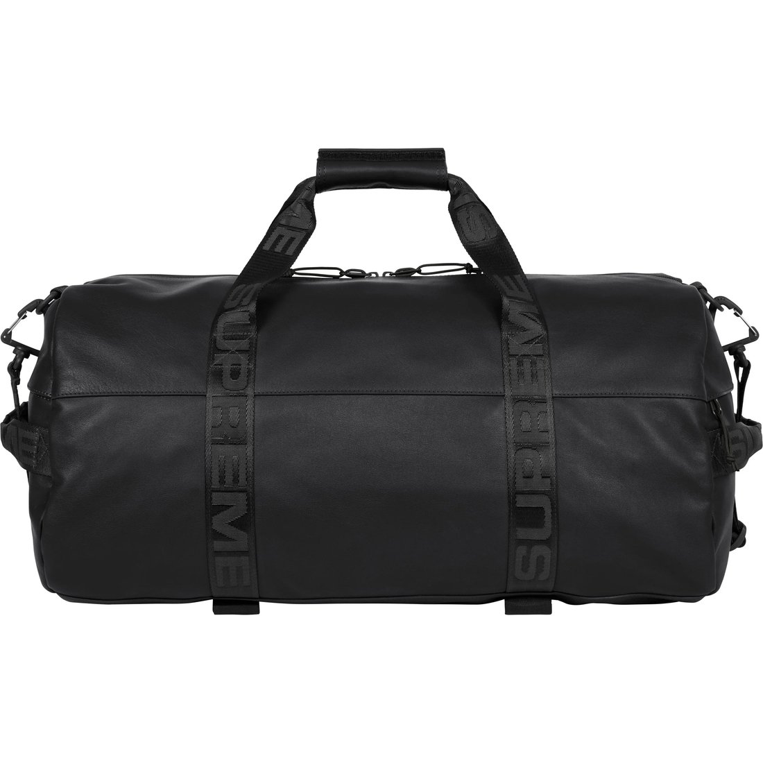 Details on Leather Duffle Bag Black from fall winter
                                                    2024 (Price is $328)