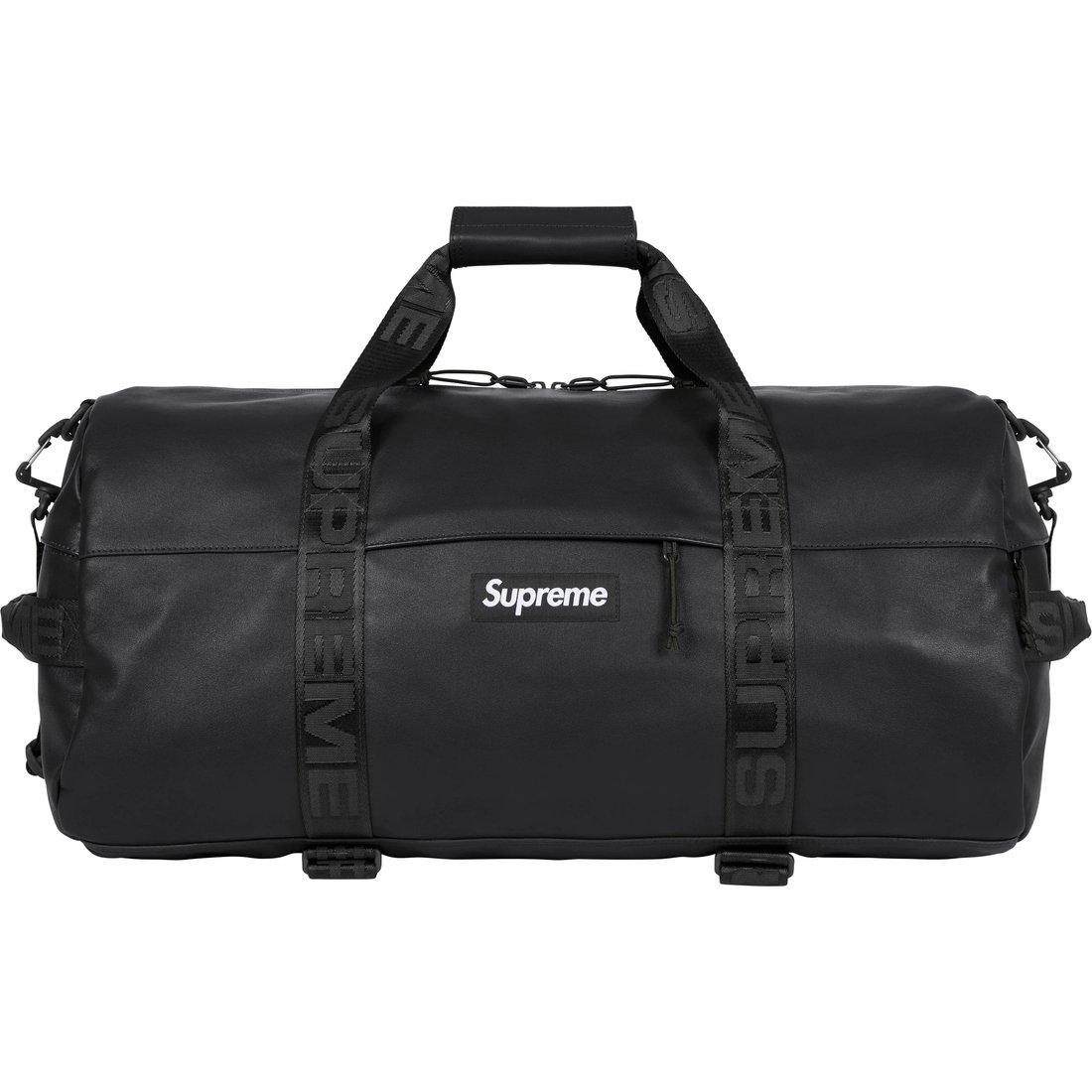 Details on Leather Duffle Bag Black from fall winter
                                                    2024 (Price is $328)