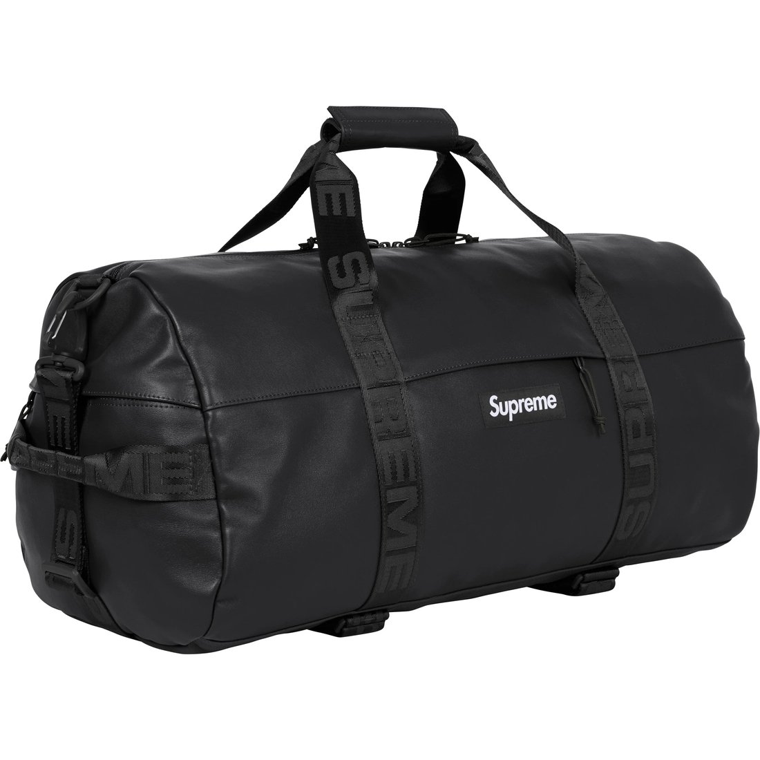 Details on Leather Duffle Bag Black from fall winter
                                                    2024 (Price is $328)