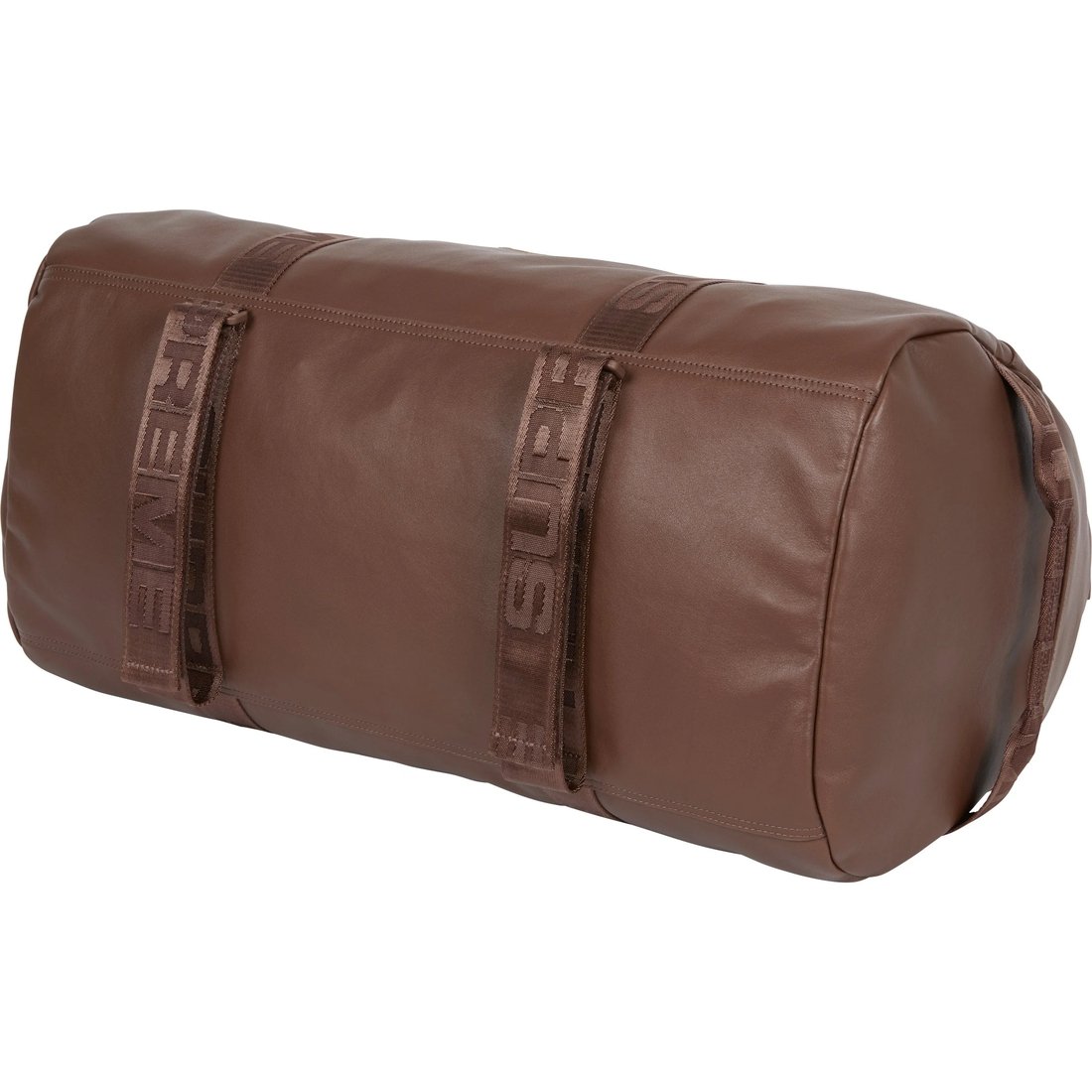 Details on Leather Duffle Bag Brown from fall winter
                                                    2024 (Price is $328)