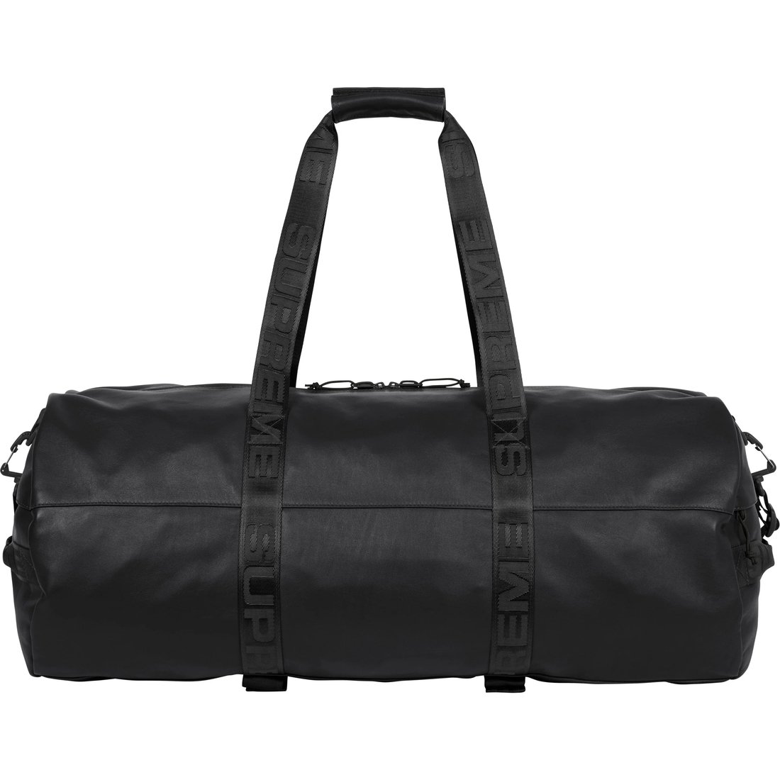 Details on Leather Large Duffle Bag Black from fall winter
                                                    2024 (Price is $498)