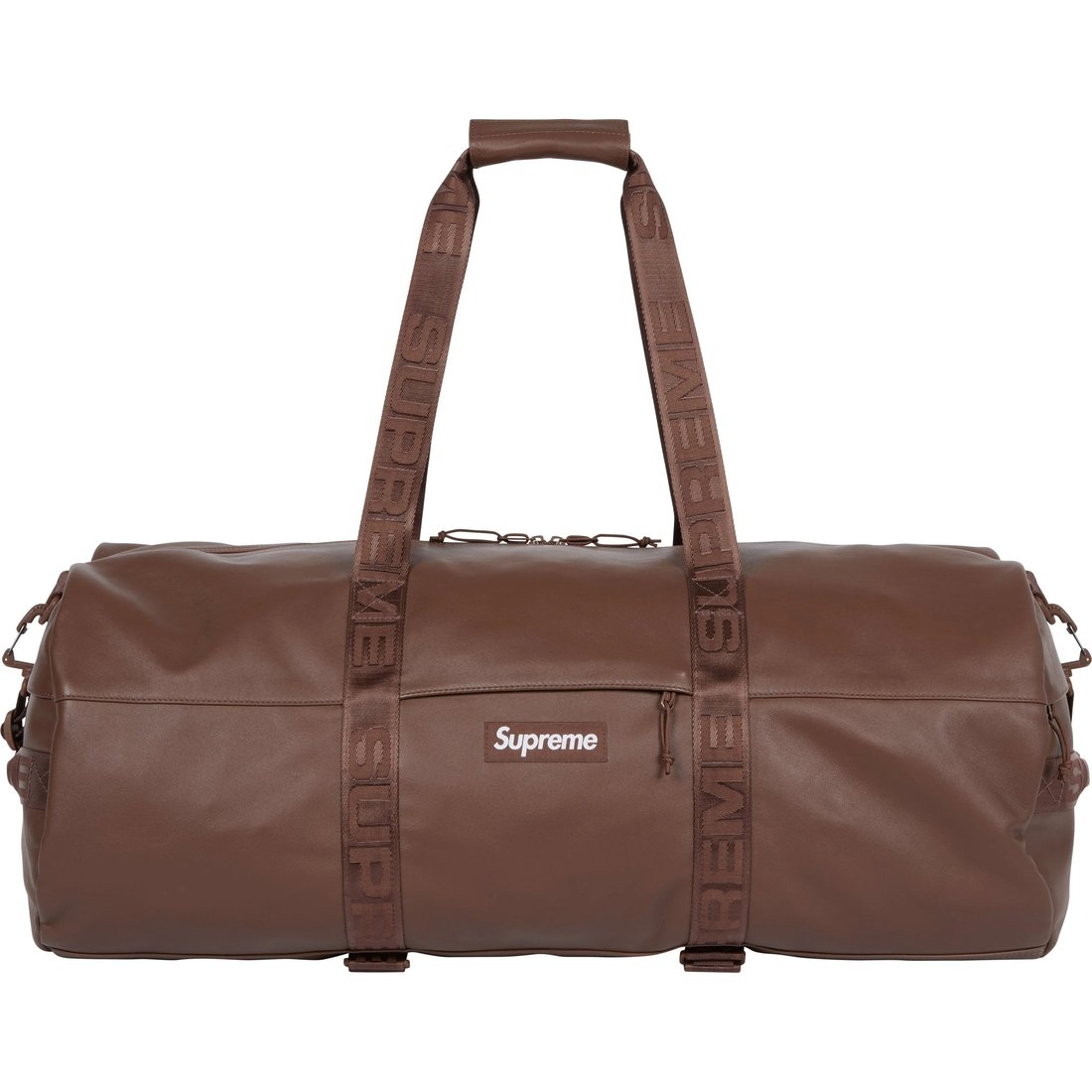 Details on Leather Large Duffle Bag Brown from fall winter
                                                    2024 (Price is $498)