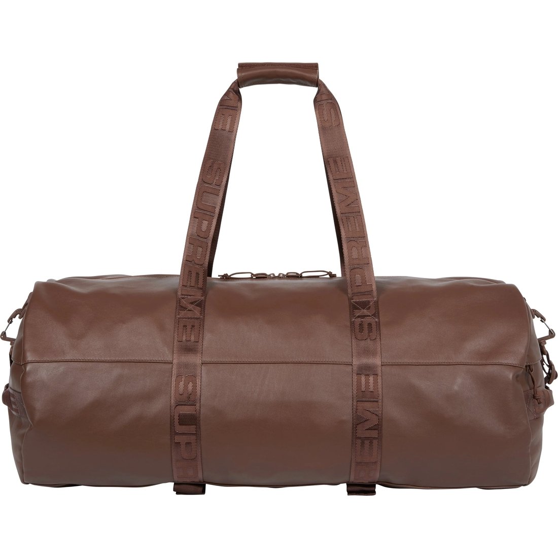 Details on Leather Large Duffle Bag Brown from fall winter
                                                    2024 (Price is $498)