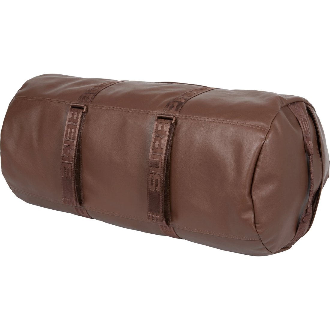 Details on Leather Large Duffle Bag Brown from fall winter
                                                    2024 (Price is $498)