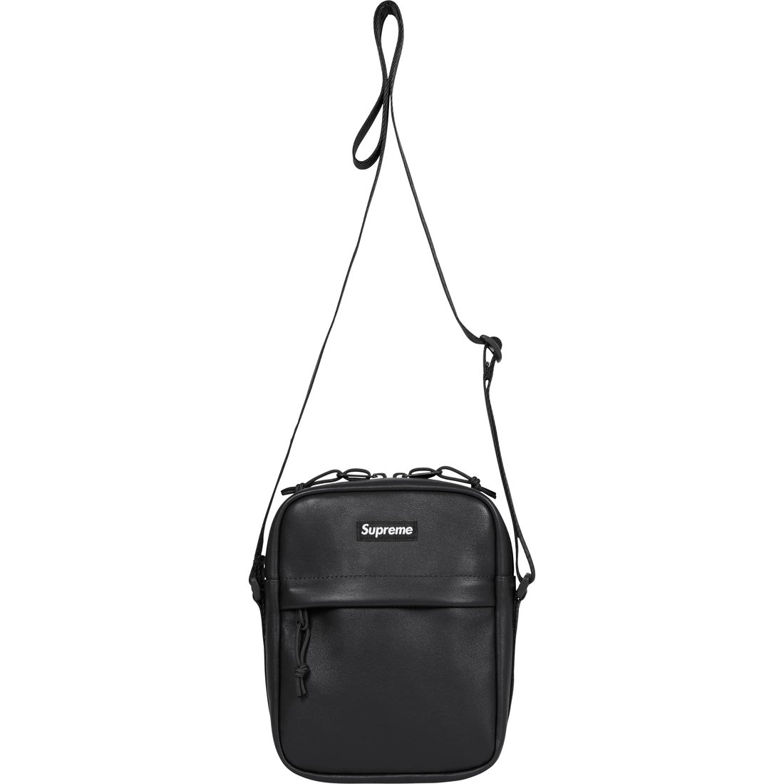 Details on Leather Shoulder Bag Black from fall winter
                                                    2024 (Price is $110)