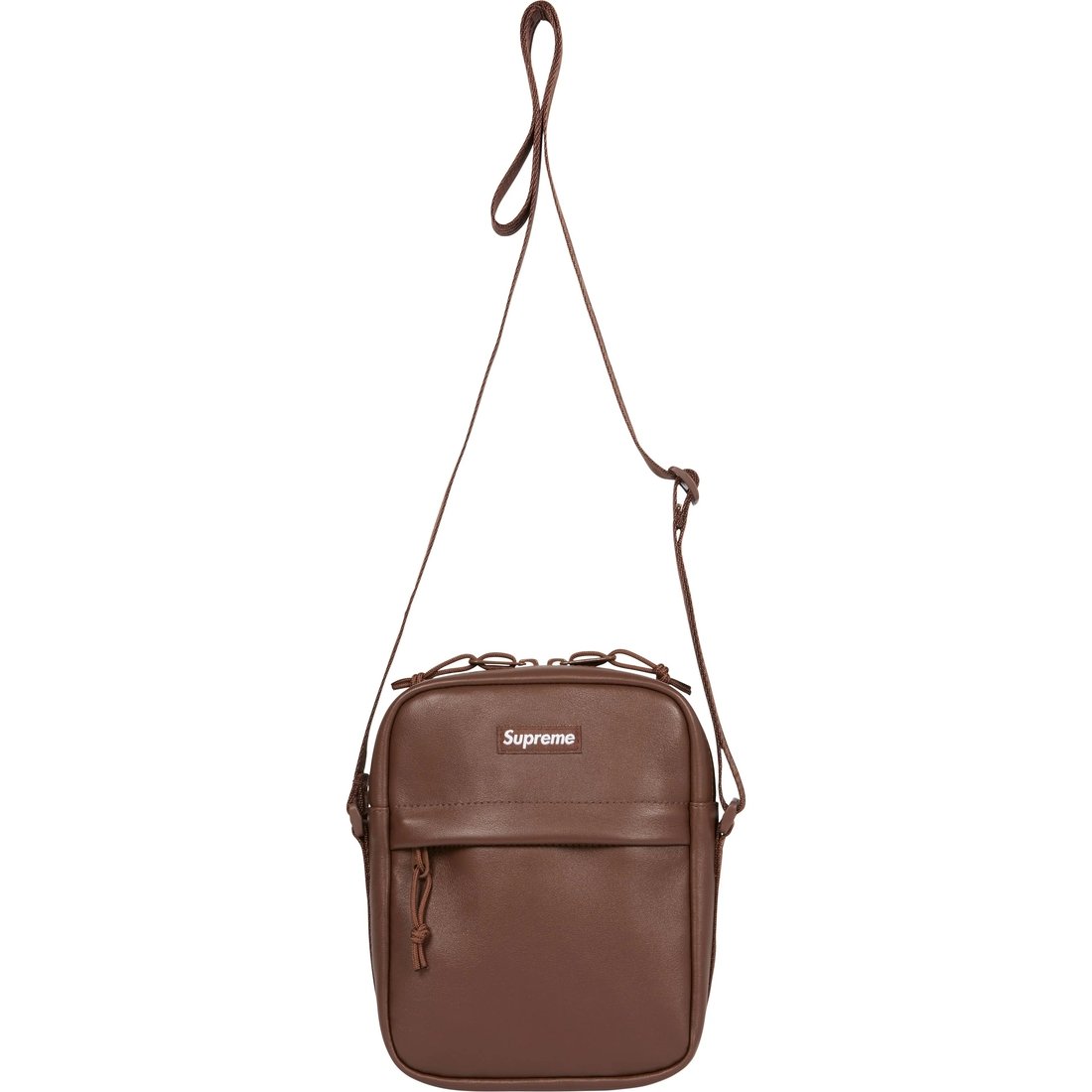 Details on Leather Shoulder Bag Brown from fall winter
                                                    2024 (Price is $110)