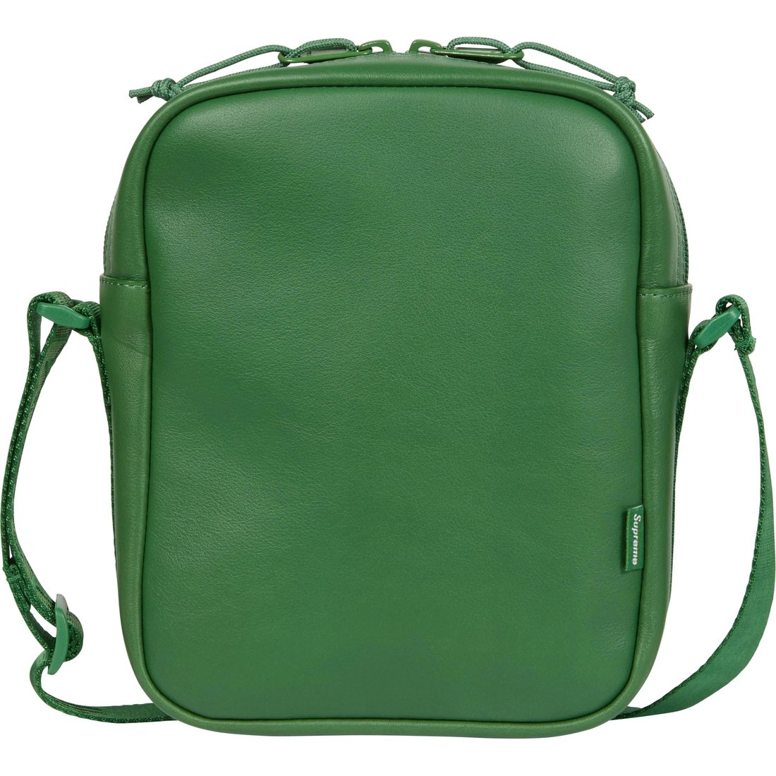 Details on Leather Shoulder Bag Green from fall winter
                                                    2024 (Price is $110)