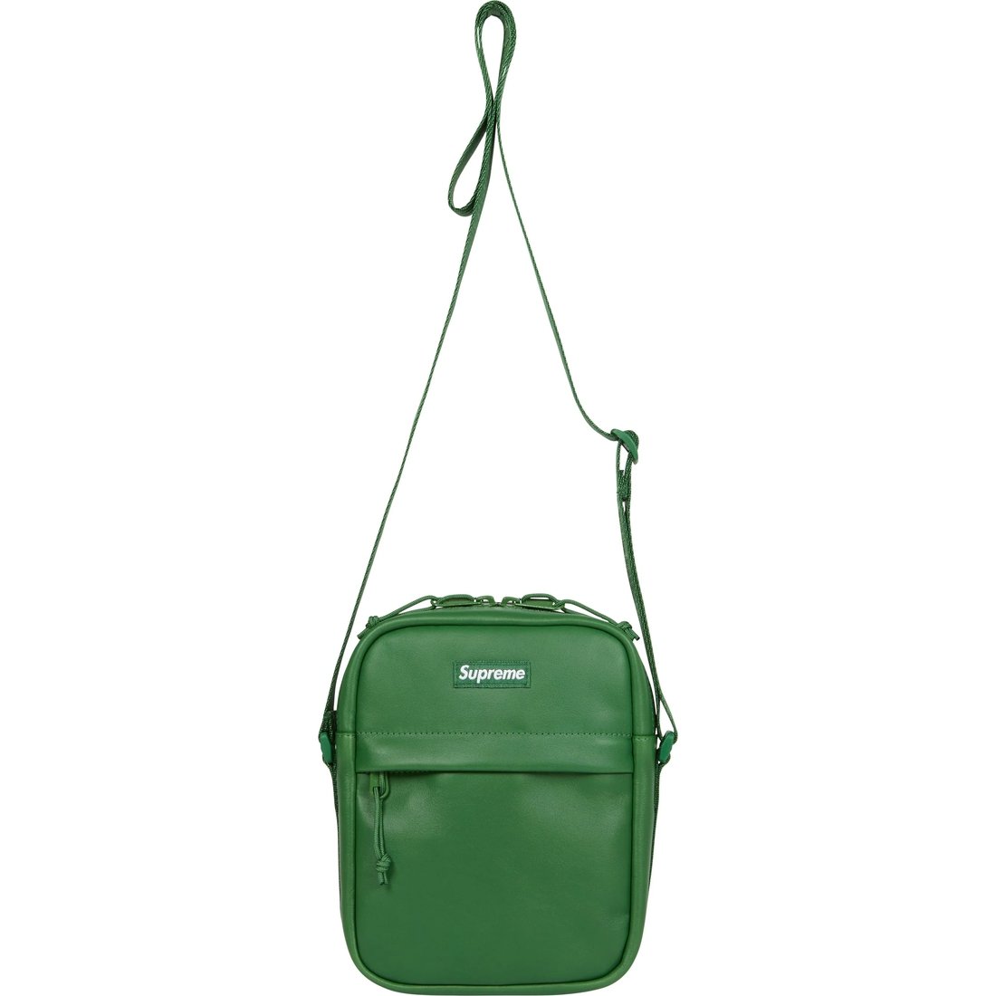 Details on Leather Shoulder Bag Green from fall winter
                                                    2024 (Price is $110)