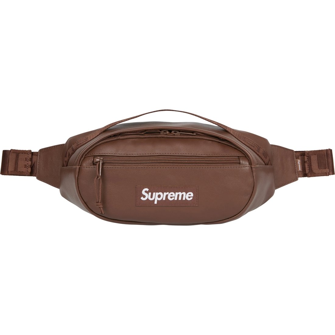 Details on Leather Waist Bag Brown from fall winter
                                                    2024 (Price is $128)