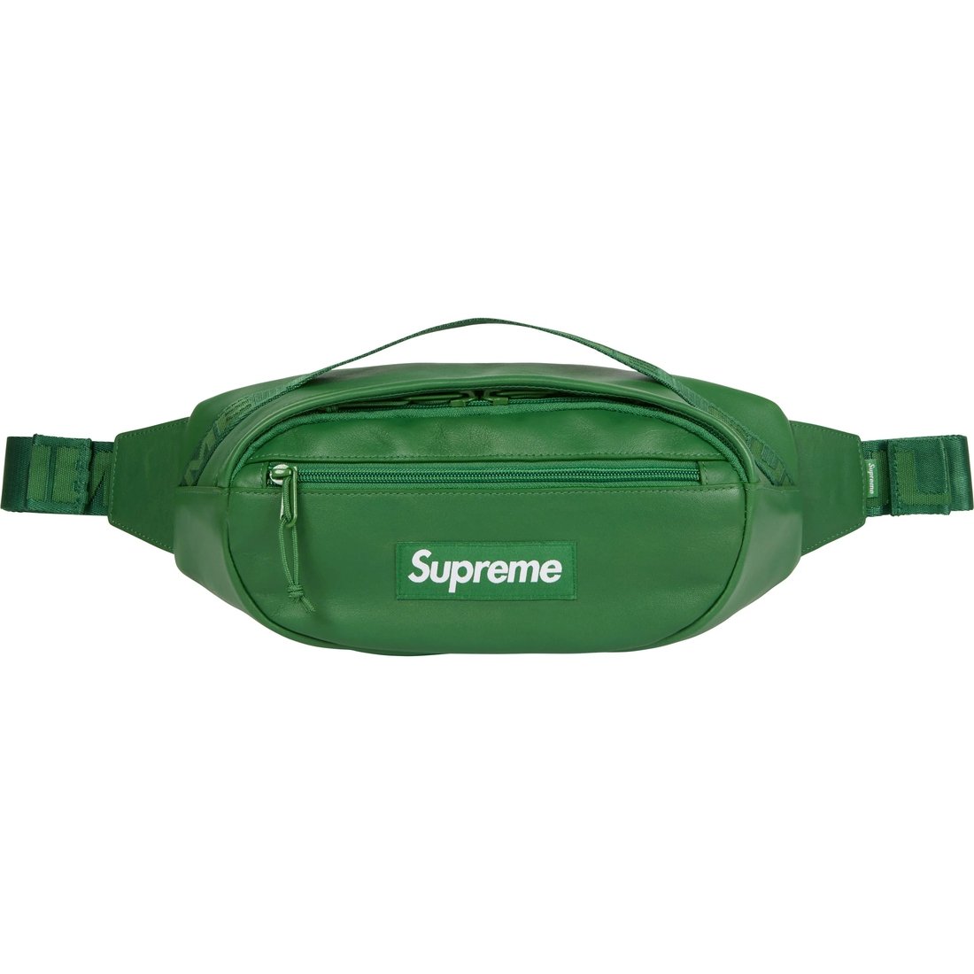 Details on Leather Waist Bag Green from fall winter
                                                    2024 (Price is $128)