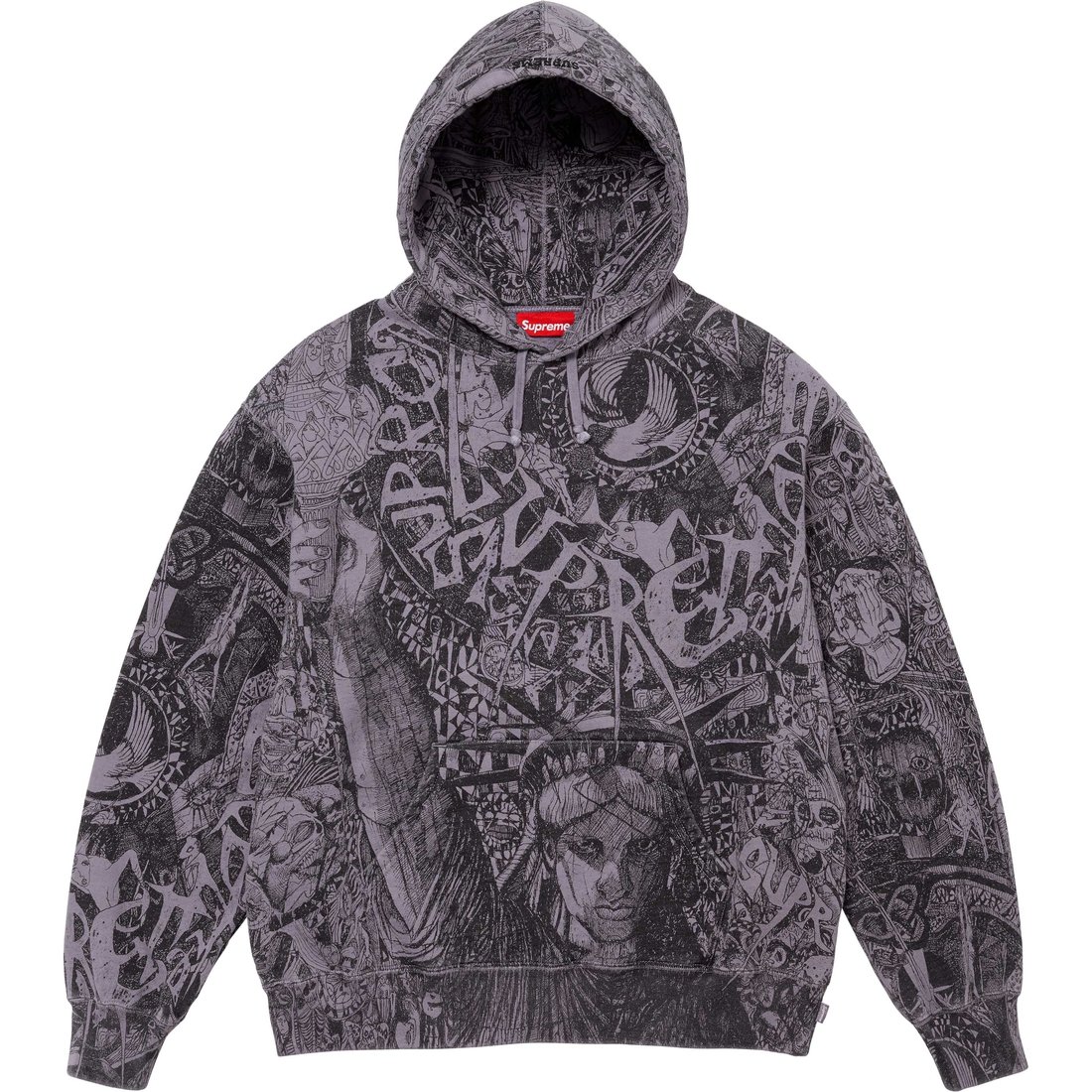 Details on Liberty Hooded Sweatshirt Dusty Purple from fall winter
                                                    2024 (Price is $178)