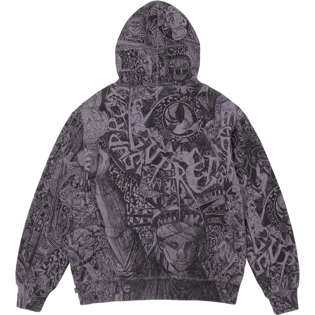 Details on Liberty Hooded Sweatshirt Dusty Purple from fall winter
                                                    2024 (Price is $178)