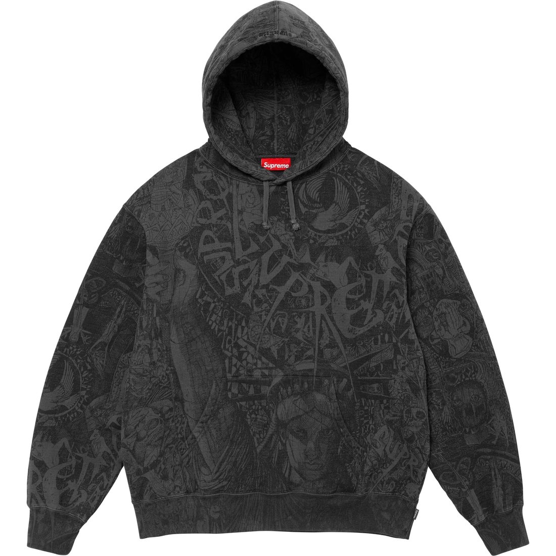 Details on Liberty Hooded Sweatshirt Washed Black from fall winter
                                                    2024 (Price is $178)