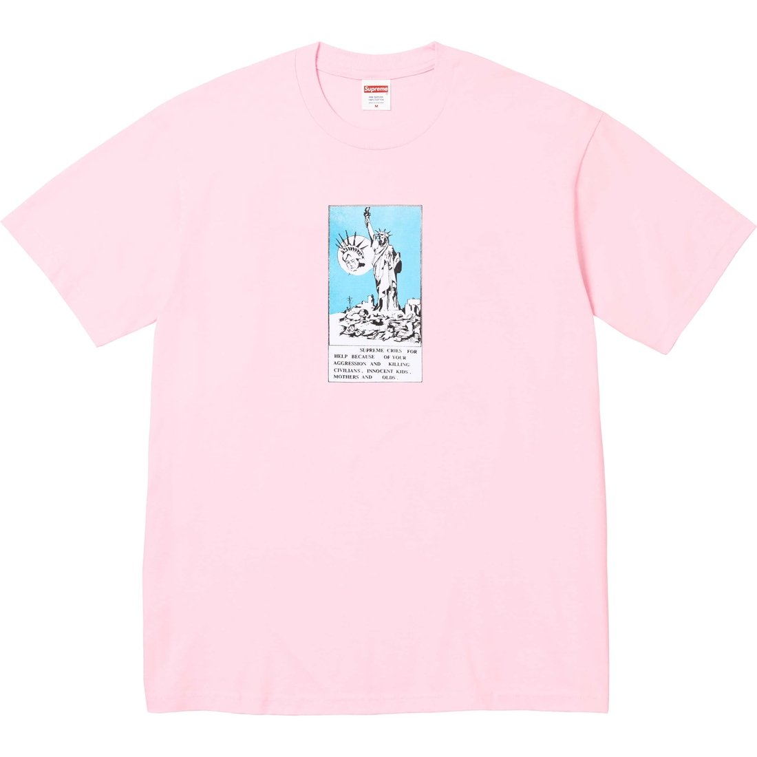 Details on Liberty Tee Light Pink from fall winter
                                                    2024 (Price is $40)