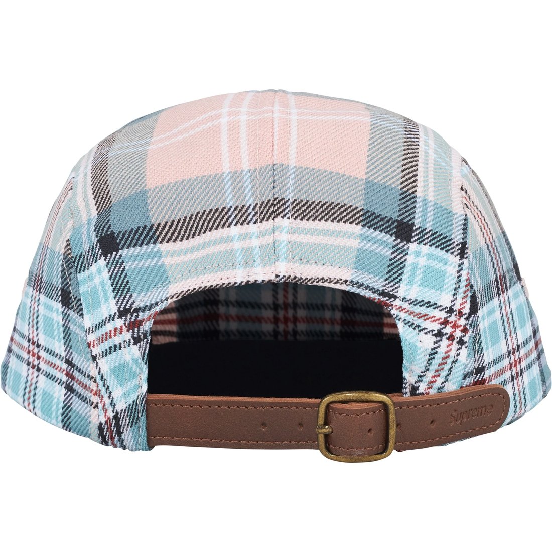 Details on Lochcarron Camp Cap Rose Plaid from fall winter
                                                    2024 (Price is $58)