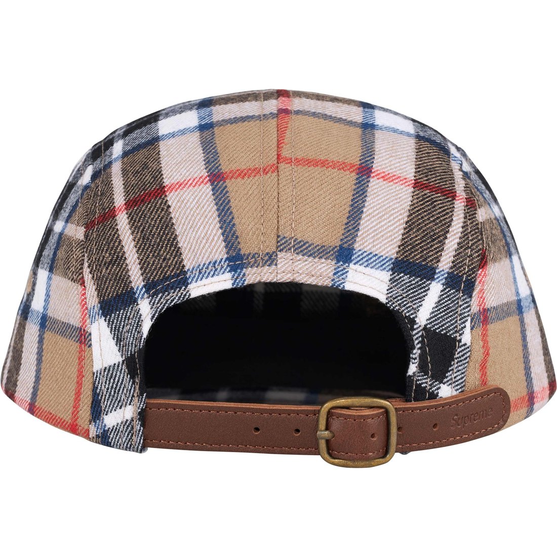 Details on Lochcarron Camp Cap Tan Plaid from fall winter
                                                    2024 (Price is $58)