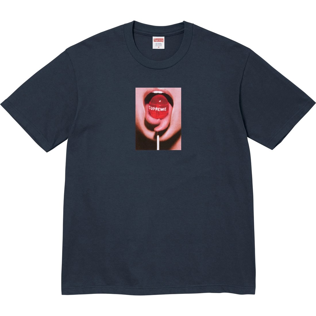 Details on Lollipop Tee Navy from fall winter
                                                    2024 (Price is $40)