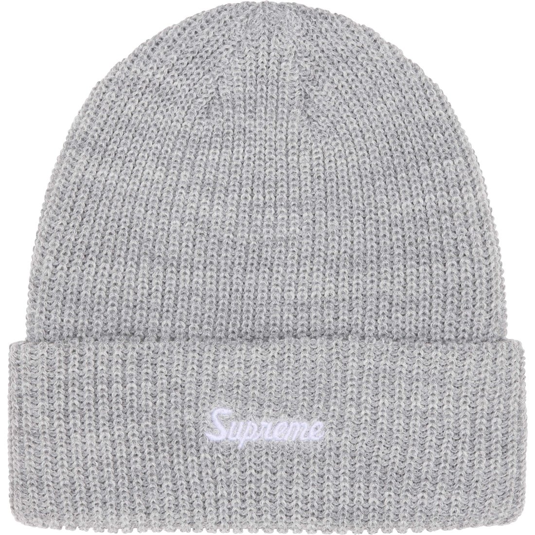 Details on Loose Gauge Beanie Light Grey from fall winter
                                                    2024 (Price is $40)