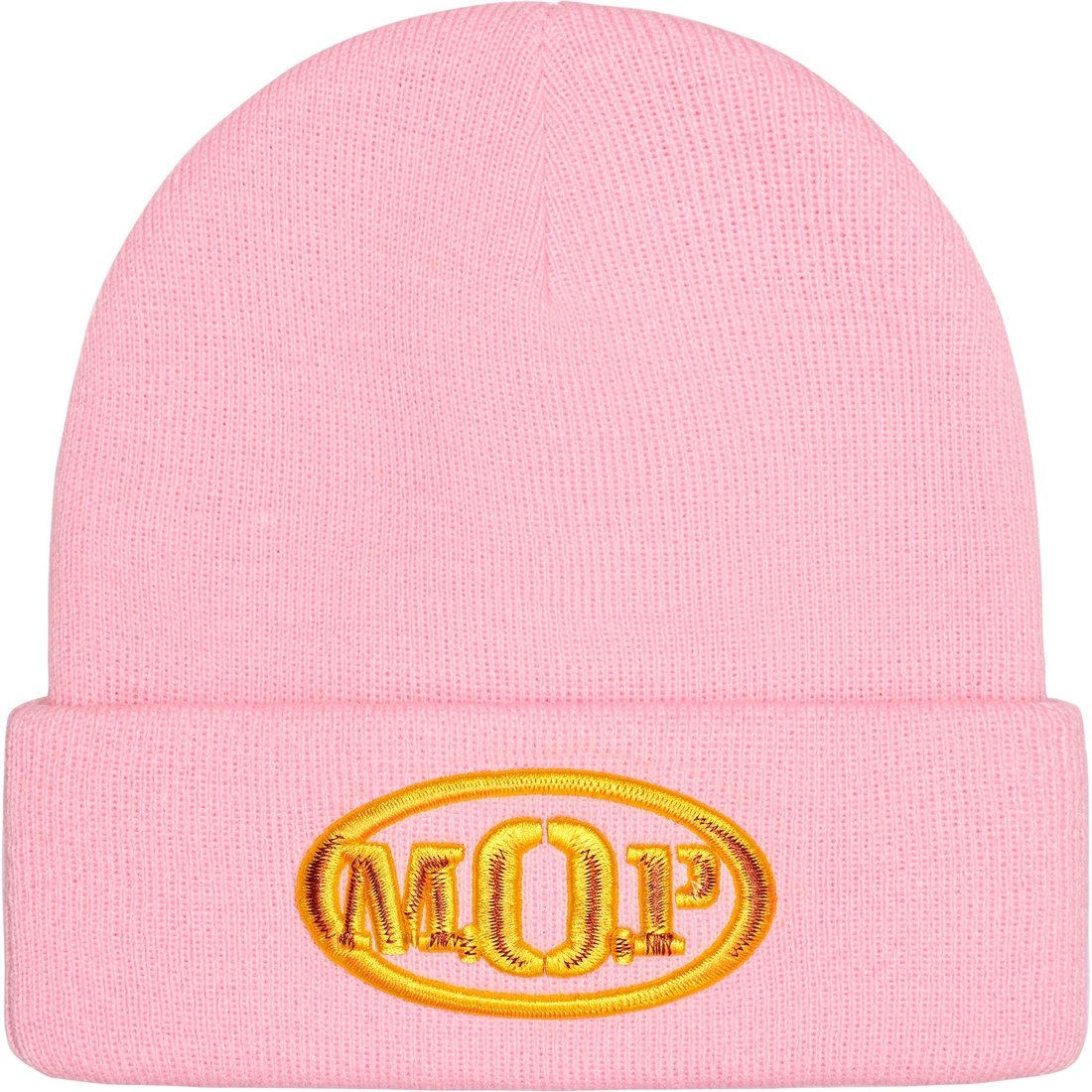 Details on M.O.P. Beanie Light Pink from fall winter
                                                    2024 (Price is $40)