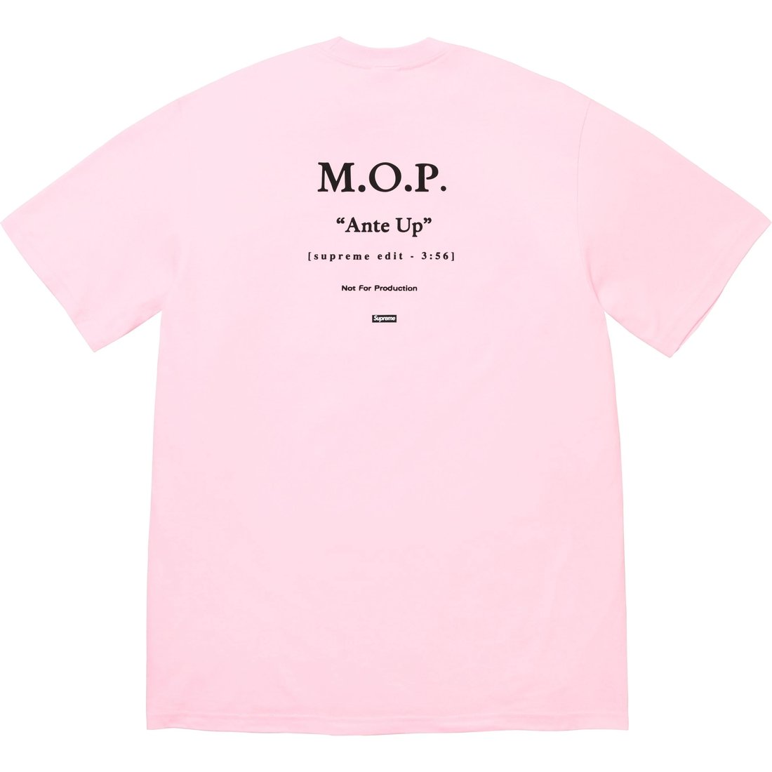 Details on M.O.P. Tee Light Pink from fall winter
                                                    2024 (Price is $48)