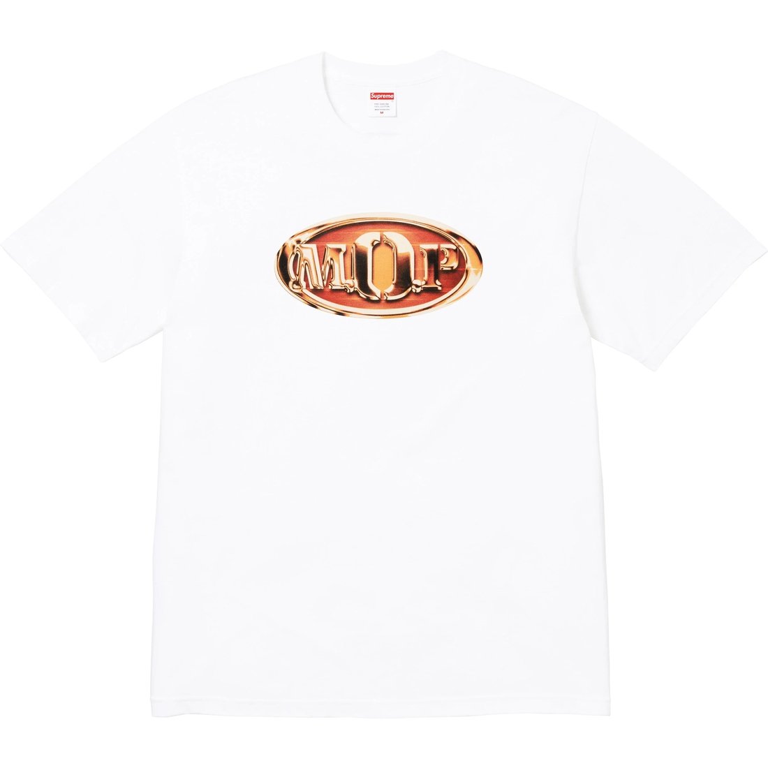 Details on M.O.P. Tee White from fall winter
                                                    2024 (Price is $48)